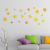 Acrylic reflector wall paste star art mirror sticker bedroom living room DIY art outfit