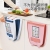 H65-0977 Kitchen Folding Trash Can Wall-Mounted Retractable Household Thickened Cabinet Door Hanging Storage Bucket
