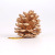 Christmas decorations gold/Silver Pinecones Christmas tree decorations hanging gold pinecones