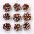 Christmas decorations with natural, real pinecones Christmas tree ornaments with white brim pinecones