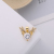 American and American creative x velvet personality DIY novel big zirconia full diamond pendant accessories hot style manufacturers direct sale