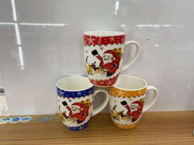 Ceramic Christmas Cup Coffee Cup Can Be Customized Logo Advertising Cup