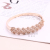 Europe and the United States Luxury Wind Classic Color Seiko Ladies' Bracelet Rhinestones Studded Decoration Trend Chain Bracelet Ring