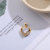 Korean version of simple micro zircon pendant love pendant fashion fresh small peach heart hot style necklace manufacturers direct sale