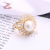 Large Imitation Pearl plus Small Zircon Inlay Process Goddess Temperament Niche Personality Temperament Ladies Ring