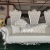 Shanghai foreign trade wedding sofa custom villa beauty couch toffee chair wine shop European-style solid wood sofa