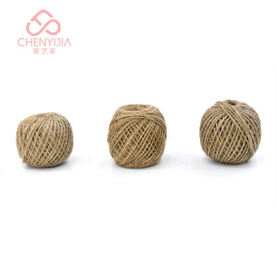 Egg - shaped single - ply, double - ply, three - ply jute rope