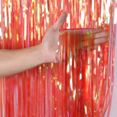 1* 3m holiday party decoration candy rain curtain photo background wall scene layout candy rain curtain color