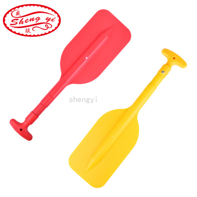 Cross-border hot outdoor aluminum T-shaped handle paddle water sports telescopic portable paddle