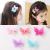 Children's hair accessories Simulation bow lady snow yarn hairpin Princess Hair clip Super Fairy Pearl accessories [97]
