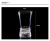 Special bar induction luminous square straight flower/foreign wine glass small glass colorful colorful glass creative cup