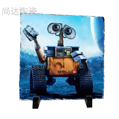 Thermal transfer square lithograph 15*15CM can be customized picture rock painting