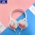 Popular quicksand headset cartoon bluetooth/plug line series customized voice call LOGO.