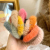 Autumn/winter mink hair ring versatile colored plush hair string balls head rubber band web celebrity  accessories [86]