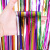 New style 1*2M birthday party decorate wedding wedding hotel room wedding scene decoration color rain curtain