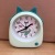 Modern Cartoon Cute Cat Animal Shape Small Alarm Watch Children's Study Pendulum Clock Ten Yuan Supply