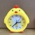 Fashion Personality and Creativity Cute Chicken Little Alarm Clock Student Cartoon Cute Clock Home Pendulum Clock