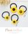 Lovely children donot hurt sunflower hair ring hair ornament flower girl ornament smiling face hair string headband [100