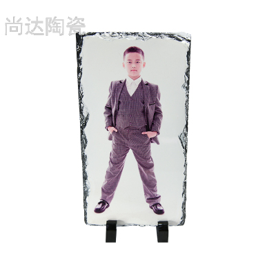 Thermal transfer rectangular lithograph 12*22CM can be customized picture of rock painting