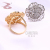 Hot Sale Year New Atmosphere Luxury Zircon Rose Shape Ring Goddess Temperament Temperament Personalized Bracelet