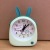 Lazy Gift Cute Rabbit Alarm Watch Creative Cartoon Style Fashion Living Room Study Pendulum Clock