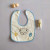 Factory Direct Sales New Velvet DB Embroidered Waterproof Baby Baby Saliva Pocket Babies' Supplies