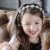 Korean children  girls Hair band hair card Student Headwear Super Fairy Lovely Pearl hair ornament Sweet Princess [129]