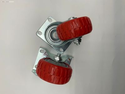 Hardware Accessories Universal Wheel Caster with Brake Wheel Trolley Wheel Nylon Wheel