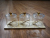 Creative Kitchen Utensils Seasoning Jar Set Transparent Glass Seasoning Bottle Three-Piece Seasoning Storage Jar Spice Jar