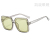 New fashion sunglasses square retro show face small sunglasses female spot