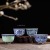 24pcs blue and white tea set with filter set group