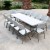 garden dining table and chair set for meeting room restaurant park wholesale lease hire used 