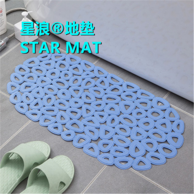 STAR MAT bathroom massage non-slip foot mat bathroom shower mat shower pad cool pad with suction cup