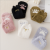 Winter thick coral velvet cute cat claws raised ears love floor socks day with velvet warm sleep socks female