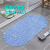 STAR MAT PVC plain oval water shower bathroom non-slip mat bathroom shower bath non-slip mat