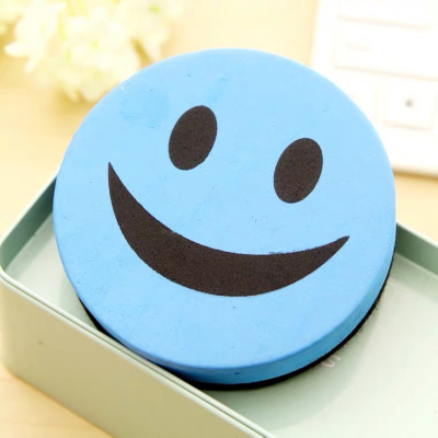 Smiley Face Eraser with Magnetic Eraser Children's Educational Toys Color Mixed