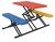 outdoor portable children plastic folding table and bench set easy to carry for camping pinnic study kindergarten 