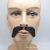 Halloween Party Dress up Props Simulation Black Moustache Beard Handlebar Mustache Gentleman Pirate Film Beard