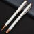 White pole cover neutral stylus Gift Baozhu Stylus Custom Logo crystal rhinestone ballpoint pen Pen Pen