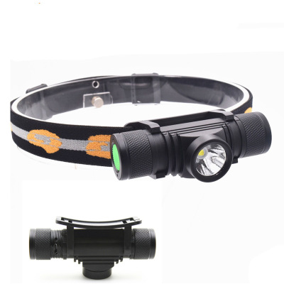 Cross-Border USB Charging Headlight L2 Major Headlamp USB Invisible Charging Long Shot Aluminium Alloy Head Lamp Waterproof Night Fishing Lamp