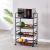 Kitchen shelf floor multi-layer microwave oven shelf living room balcony POTS and condiments shelf storage shelves