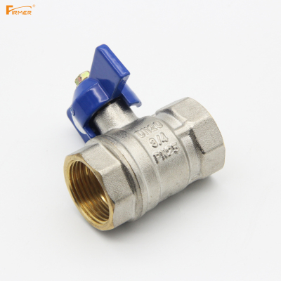 FIRMER all-copper butterfly handle ball valve water pipe switch FF