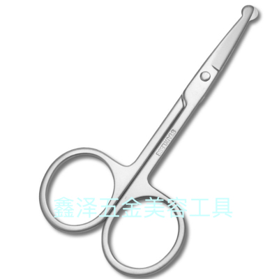 FY01 Stainless steel nose hair scissors, eyebrow scissors, sand beauty scissors