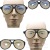Cross-Border Hot Sale Fool's Day Carnival Whole Glasses Toy Halloween Party Funny Fun Glasses Props