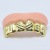 Halloween Costumes and Props Electroplated Gold and Silver Dentures Simulation Zombie Dentures Funny Trick Tooth Socket Whole Person Toy