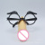 Hen Party Bar KTV Props Sexy JJ Men's Bird Glasses Single Party Spoof the Whole Person Glasses
