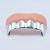 Halloween Costumes and Props Electroplated Gold and Silver Dentures Simulation Zombie Dentures Funny Trick Tooth Socket Whole Person Toy