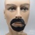 Halloween Party Dress up Props Simulation Black Moustache Beard Handlebar Mustache Gentleman Pirate Film Beard