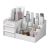 Drawer type cosmetic storage box Office desk with compartments Finish lipstick stand for dresser