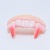 Foreign Trade Hot Selling Halloween Props Single Layer Zombie Dentures Tooth Socket Fool's Day Spoof Vampire Teeth Toys